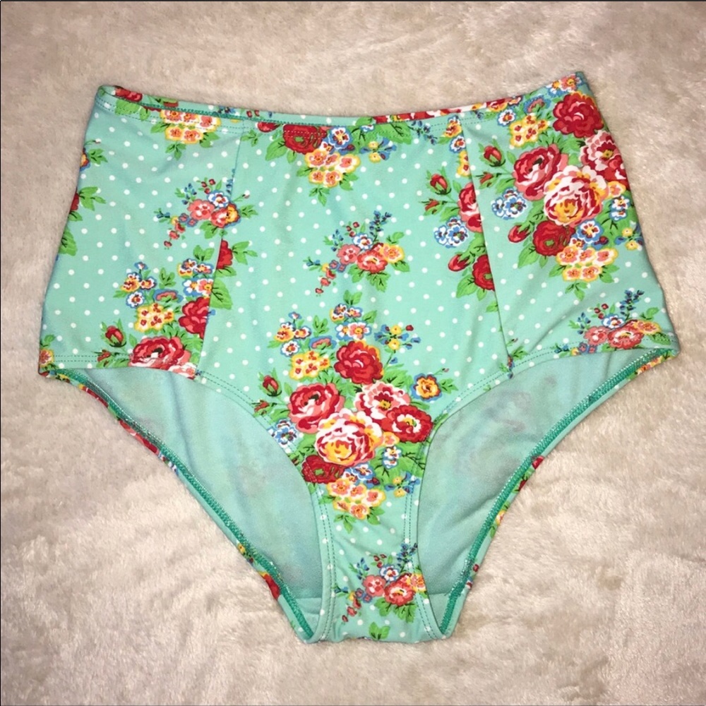 NWT High-Waisted “Vintage” Swimsuit Bottoms